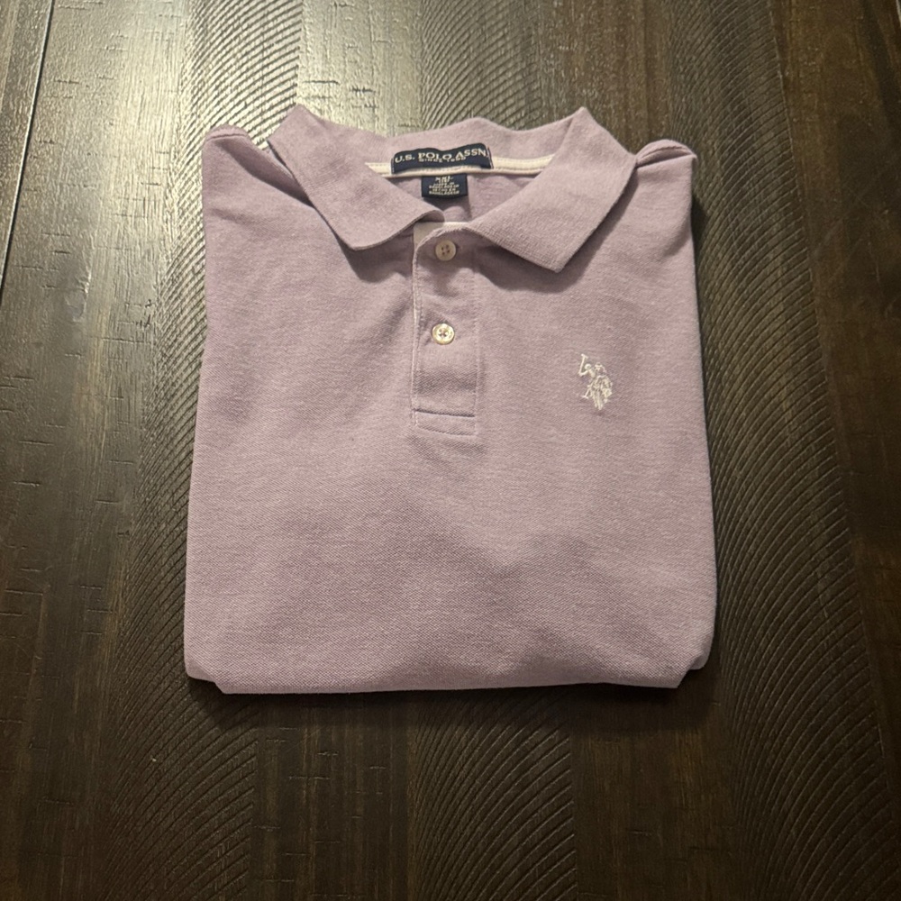 Boy’s Polo Ralph Lauren Purple Polo Shirt - Size XXL (18)